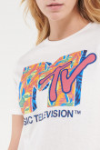 Camiseta manga corta estampada de MTV.