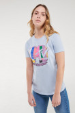 Camiseta manga corta estampada de MTV.