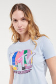 Camiseta manga corta estampada de MTV.