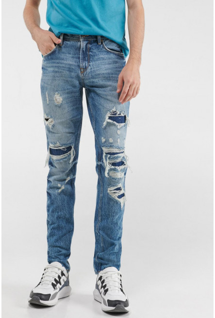 Jean skinny con rotos