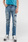 Jean skinny con rotos