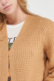 Cardigan tejido con bolsillos