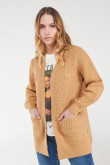 Cardigan tejido con bolsillos