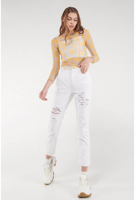 Pantalon Jean Mom