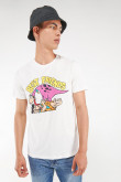 Camiseta manga corta, estampado de Los Picapiedra