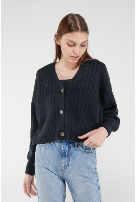 Cardigan tejido
