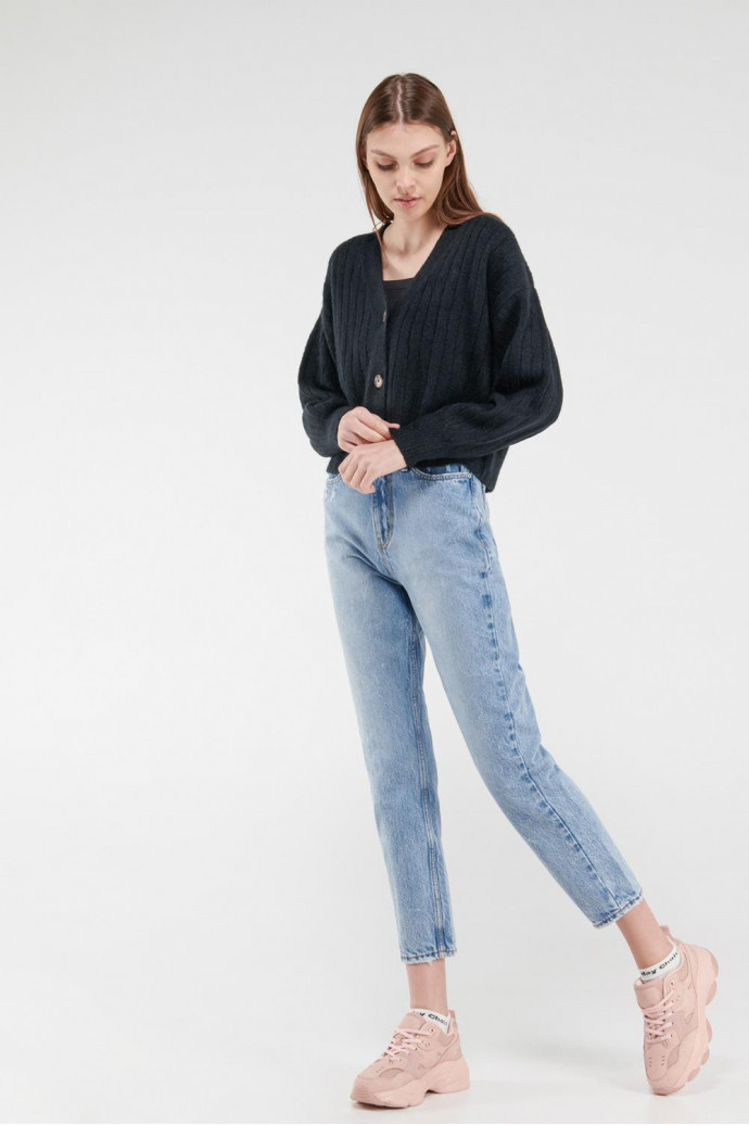 Cardigan tejido