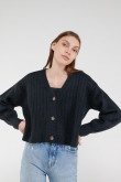 Cardigan tejido