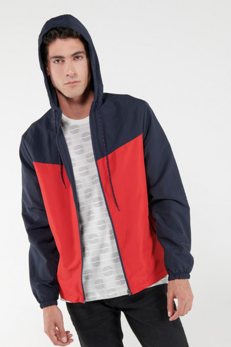 Chaqueta liviana estampada