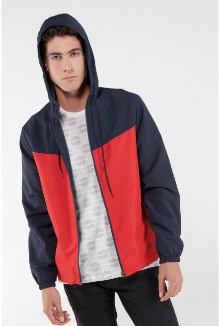 Chaqueta liviana estampada