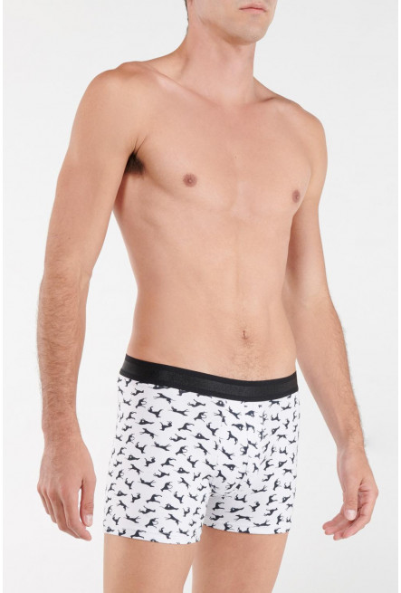Ropa interior-Boxer-Pierna Media - Estampado
