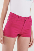 Short unicolor tiro alto