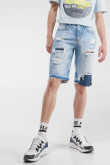 Bermuda slim con rotos
