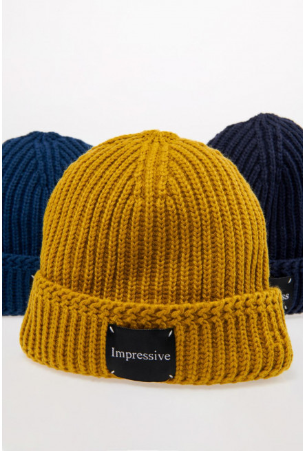 Gorro unicolor con arte Nasa