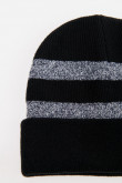 Gorro tejido a rayas