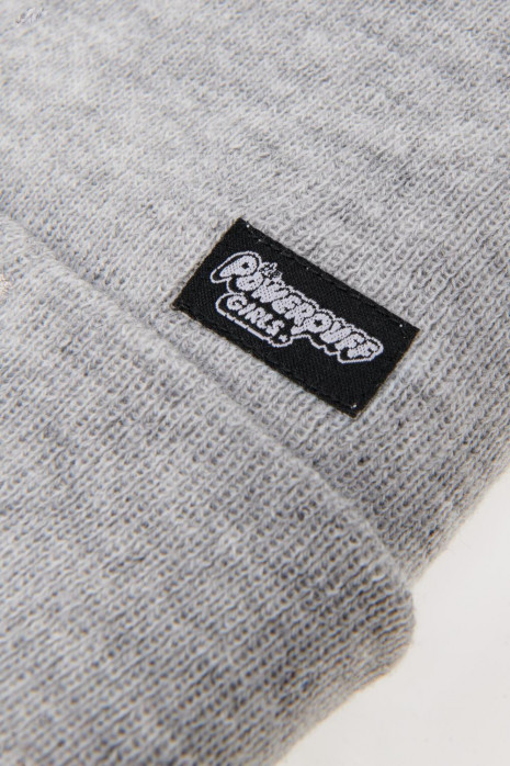 Gorro tejido con motivo Chicas Superpoderosas.