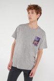 Camiseta manga corta con estampado.