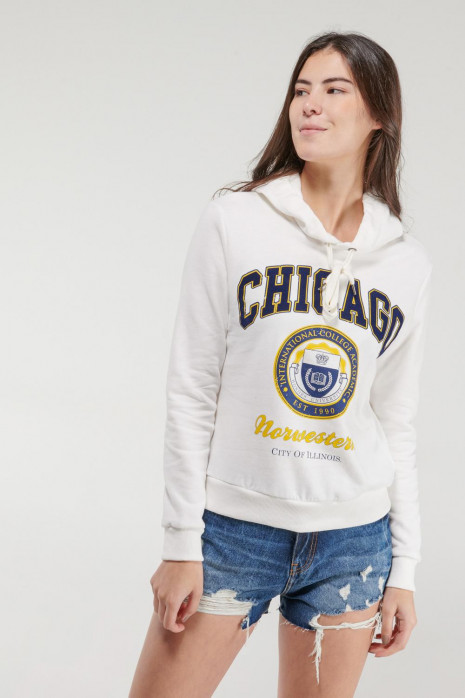 Short denim tiro alto