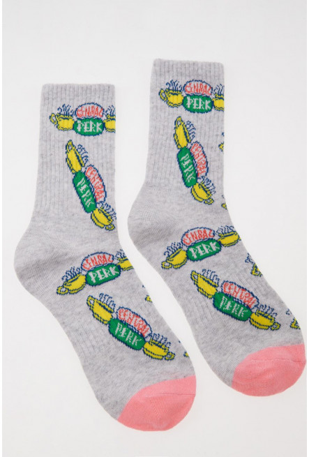 Medias cortas con motivo Friends