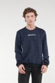 Buzo cuello redondo estampado frente