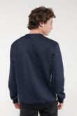 Buzo cuello redondo estampado frente