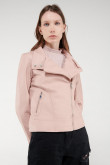 Chaqueta efecto piel