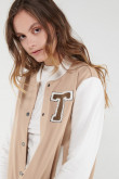 Chaqueta bomber college