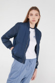 Chaqueta bomber unicolor