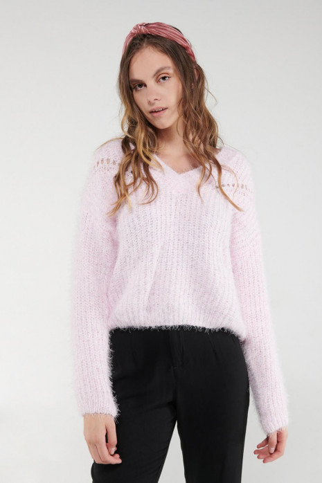 Sueter cuello en v