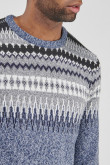 Suéter cuello redondo