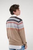 Suéter cuello redondo