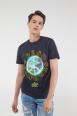 Camiseta manga corta estampada.