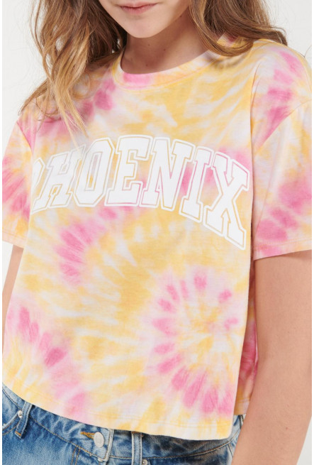 Camiseta, manga corta, con estampado.