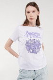 Camiseta, con estampado en frente, de Hora de Aventura.