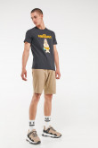 Camiseta manga corta, estampado de Los Picapiedra