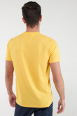Camiseta básica manga corta estampada.