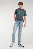 Jean skinny costura effeci