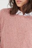 Suéter cuello redondo