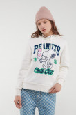 Buzo con capota, estampado de Snoopy.