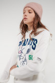 Buzo con capota, estampado de Snoopy.
