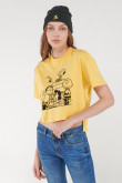 Camiseta, con frente y espalda estampada de Snoopy.