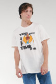 Camiseta, con estampado en frente, de Hora de Aventura.
