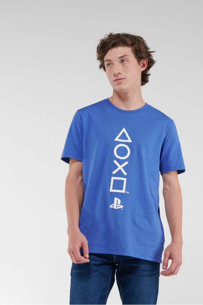 Camiseta manga corta estampado de Play Station.
