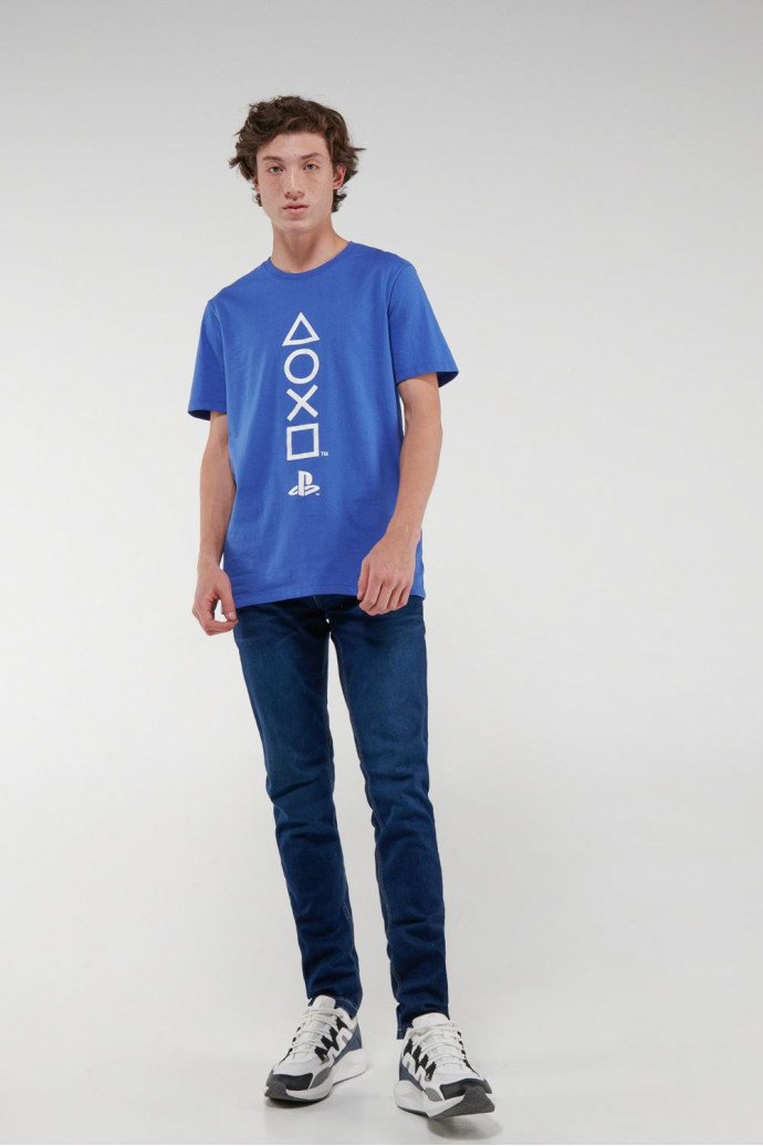 Camiseta manga corta estampado de Play Station.
