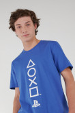 Camiseta manga corta estampado de Play Station.