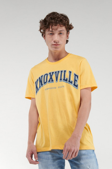 Camiseta manga corta estampada.