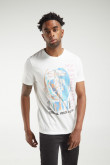 Camiseta manga corta estampada