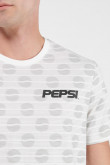 Camiseta manga corta, estampada de Pepsi.
