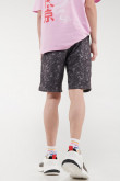 Bermuda para hombre, con pretina encauchada y cordón.