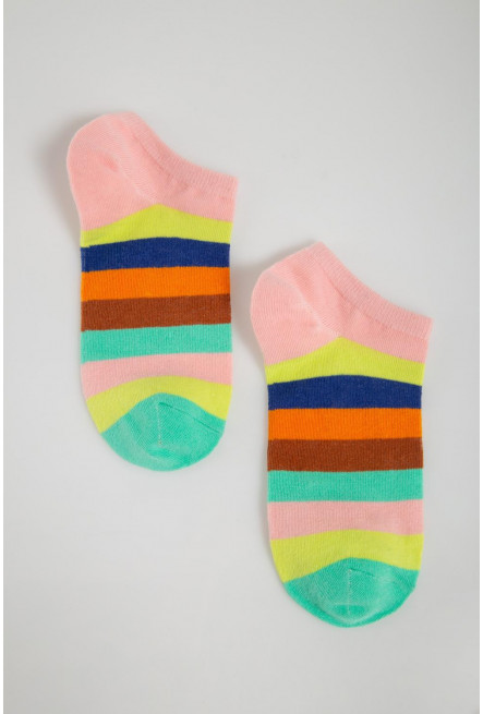 medias cortas con rayas
